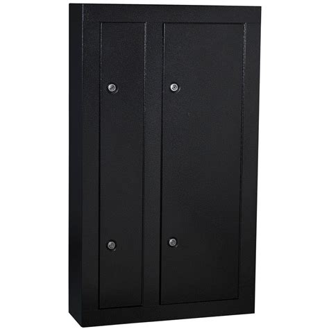 8-gun black double door steel security cabinet|homak double door gun cabinet.